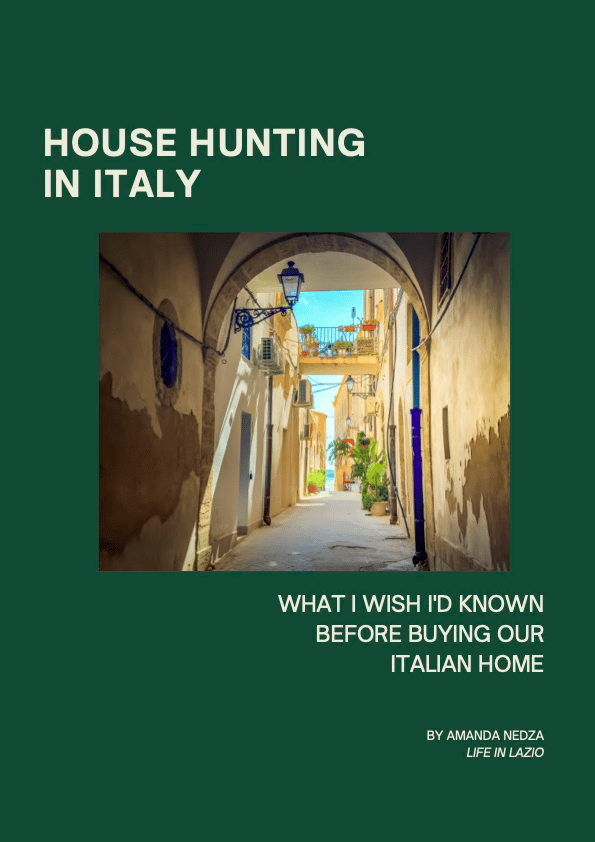 House hunting in Italy